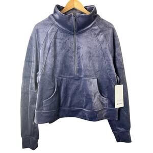 NWT Lululemon Scuba XL XXL Oversized Funnel-Neck Half Zip Velvet NFAL New